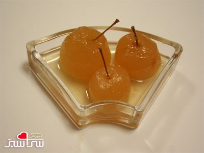 مربای سیب گلاب درسته