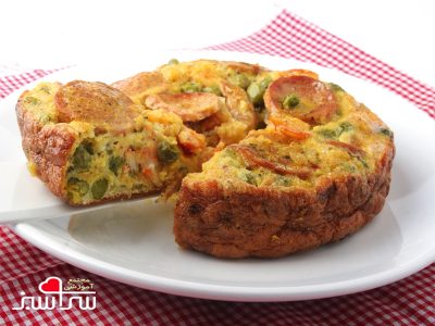 فریتاتای میگو و سوسیس