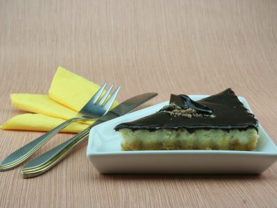 چیز کیک با کره ای بادام زمینی
